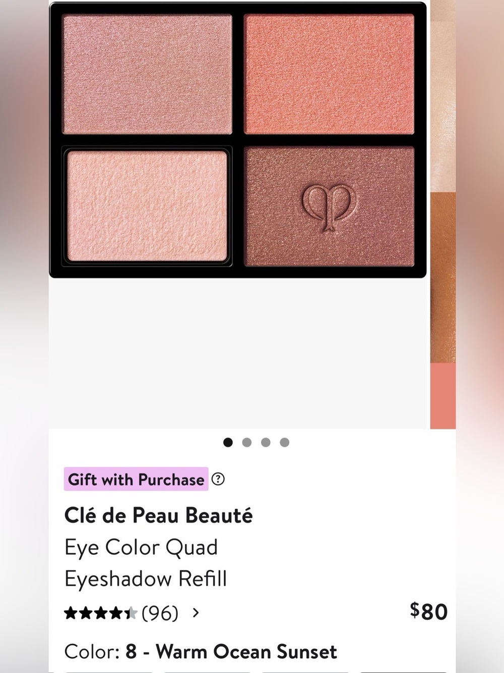Cle de Peau— Warm Ocean Sunset (Pink & Bronze Tones)